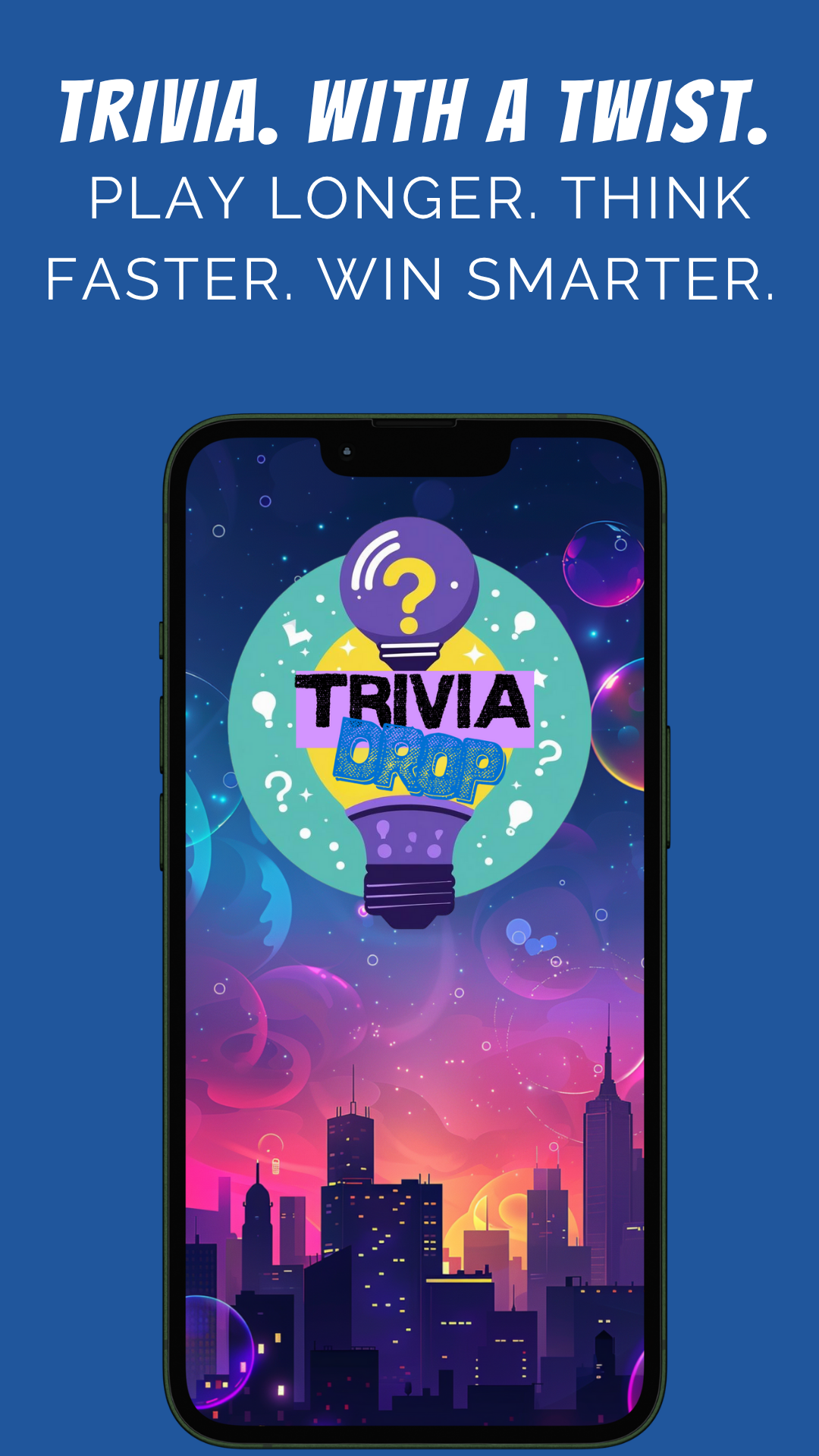 Trivia Drop Categories Screen